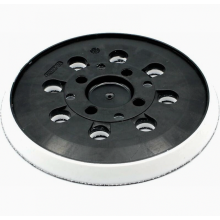 Schuurpad compatibel met Bosch (125 mm, gemiddelde hardheid) met accessoiresysteem, compatibel met excentrische schuurmachine PEX 300/400 AE / 4000 A