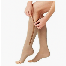 Chaussettes de compression à fermeture éclair - Bas de contention faciles à enfiler - Cadeau surpri