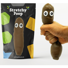 Stretchy Poo Stress Relief Ball Fake Poop - Novelty Design Gift Compatible Boys Girls Men Women Teen Kids -funny Birthday Joke Prank Present Christma