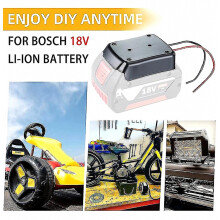 Bosch 18V Battery Adapter Compatible Power Wheels, Compatible with BAT609, BAT618G_Surprise Gift
