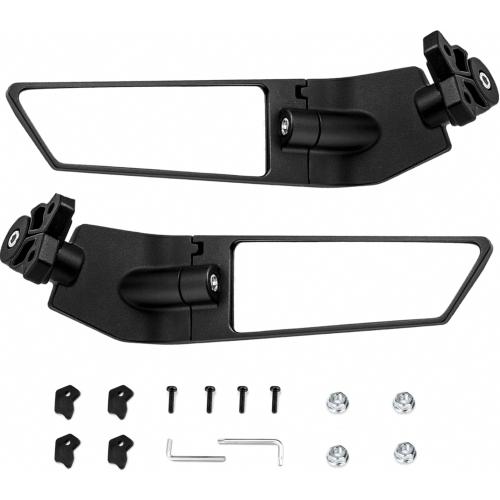 Espejo retrovisor ajustable para motocicleta Funce Wind Wing, compati