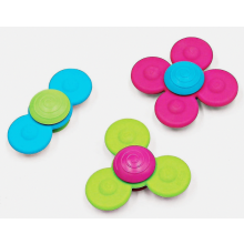 Fat Brain Whirly Squigz, Vorschulspielzeug, Dreh-/Stapelspielzeug mit Saugnapf – Überraschungsgeschenk