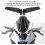 2Pcs Modified Motorcycle Wing Rearview Mirrors, Adjustable Rotating Side Mirrors Wind Swivel Wing Mirrors, Multi-Angle, Compatible with Ninja 250, 30 2