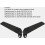 2Pcs Modified Motorcycle Wing Rearview Mirrors, Adjustable Rotating Side Mirrors Wind Swivel Wing Mirrors, Multi-Angle, Compatible with Ninja 250, 30 3