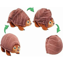 Peluche tatou pliable de 18 cm (7 pouces) inspirée de Raya et le Dernier Dragon - Cadeau surprise