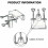 Balcony Railing Umbrella Holder, Space-Saving Clip Compatible Garden Umbrellas_Surprise Gift 2