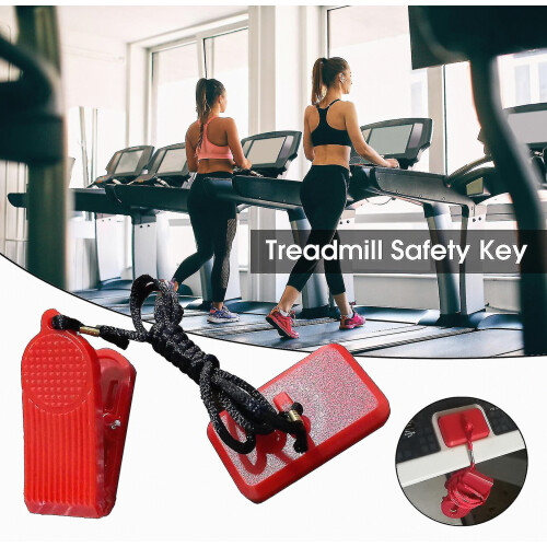 Treadmill Safety Key, Rectangle Emergency Stop Accessory, Compatible with Various Running Machines_Surprise Gift 1
