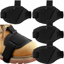 4Pcs Motorcycle Shifter Pad Boot Covers - Black Rubber Motorcycle Protector Shoes, Clutch Covers, Gear Accessories Compatible Men & Women_Surprise Gi
