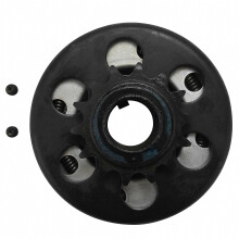 Frizione centrifuga a 14 denti con foro da 1 pollice, compatibile con catene 40/41/420: trasmissione di potenza affidabile_Regalo a sorpresa