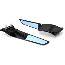 Adjustable Rotating Windwing Motorcycle Side Rear View Mirrors Compatible with Yamaha YZF R1 R6 R7_Surprise Gift