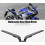 Espejo retrovisor de aluminio para motocicleta, alerón compatible con 5