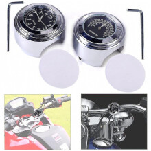 Motorrad-Quarzuhr und Thermometer: Wasserdichtes Lenkerzubehör – Überraschungsgeschenk