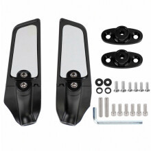 ADJUSTABLE WING FIN REARVIEW MIRRORS Compatible HONDA CBR600RR CBR600 F F4 F4I 99-21_Surprise Gift