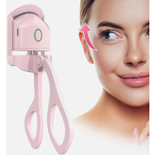 Heated Eyelash Curlers, Rapid Heated Lash Curler,2 Tempreture Setting & USB Rechargeable Eye Lash Curler,Quick Natural Curling Compatible Long Lastin