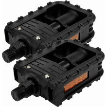 stuks fietspedalen, platte pedalen, compatibel met 9/16 inch fietsaccessoires, geschikt voor BMX, mountainbike, MTB, beach cruiser, scooter en vouwfi