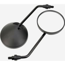 Universal Motorcycle Rearview Mirror Handle Bar End Side Round Mirrors, 3.94" Round Aluminum, 10mm Compatible with Suzuki, Yamaha, Kawasaki_Surprise