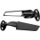 2Pcs Modified Motorcycle Wing Rearview Mirrors, Adjustable Rotating Side Mirrors Wind Swivel Wing Mirrors, Multi-Angle, Compatible with Ninja 250, 30 1