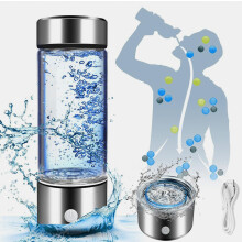 Hydrogen Water Bottle,14 oz Rechargeable Portable Water Purifier,Stay Hydrated and Healthy Hydrogen Water Bottle Purifier,Home Travel Office Sports H