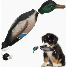 Jouet en forme de canard mort, idéal pour l'entraînement des chiots ou des chiens de chasse adultes