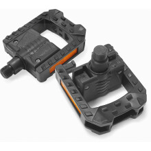 Himiway vouwfietspedalen, opvouwbare fietspedalen met reflecterende strip, universele 9/16 inch antislip brede platformpedalen, compatibel met vouwfi