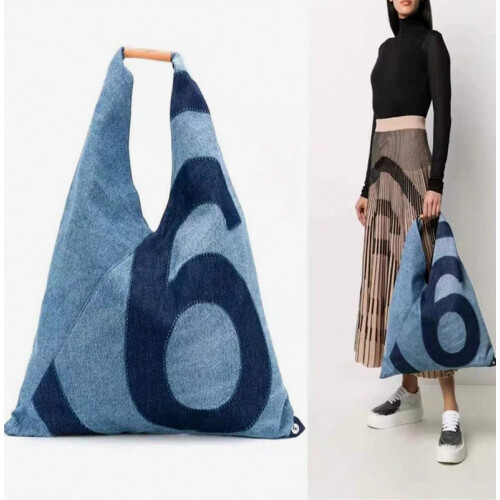 MM Washing Denim Ιαπωνική τσάντα 2024 μεγάλης χωρ 1