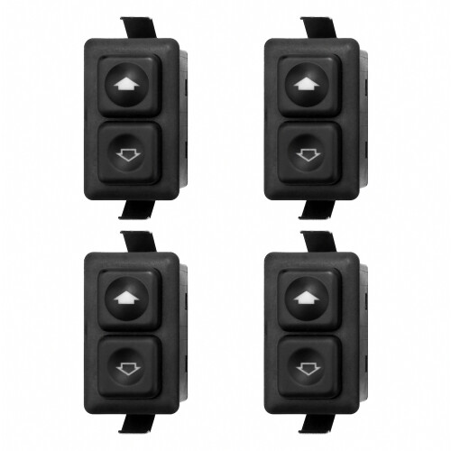 4pcs Power Window Sunroof Switch Compatible E30, E24, E28 (Post-09/1986)_Surprise Gift 1