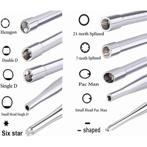 10 Pcs Carburetor Adjustment Tool Kit Compatible Common 2 Cycle Small Engine, Carb Adjusting Tool, Carburetor Adjuster Tool Compatible Echo Poulan Ho 1