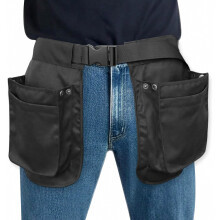 Ceinture porte-outils miniature, sacoche de jardin, sac à outils ajustable en polyester avec plusie