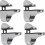 Multi functional glass bracket set -4 wall mounted adjustable clips_Surprise Gift 1