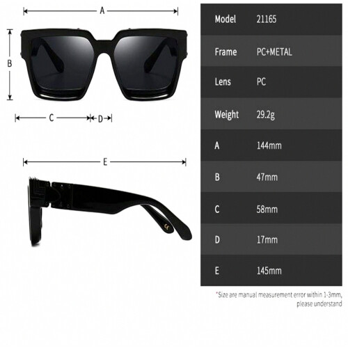 Gafas de sol rectangulares retro compatibles con mujeres, modernas, e 2
