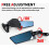 Espejo retrovisor de motocicleta con deflector de viento ajustable, c 3