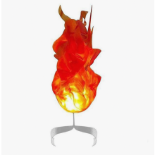 Boule de feu flottante décorative pour Halloween, boule de flamme artificielle multicolore, jouet c