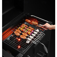 Lot de 6 brochettes de barbecue en acier inoxydable avec système anti-arrachement – Idéales pour gr