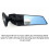 Espejo retrovisor de motocicleta con deflector de viento ajustable, c 5