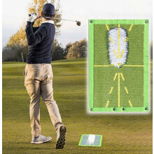 Golf-Trainingsmatte mit Schwungerkennung, Schlagmatte, Ballführungsmatte – Überraschungsgeschenk