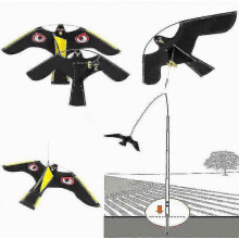 Épouvantail de jardin : Cerf-volant Faucon volant, répulsif à oiseaux - Cadeau surprise