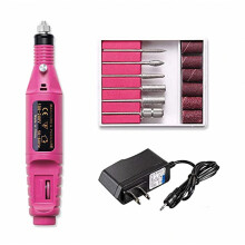 FANTEXY Taladro de uñas eléctrico portátil profesional, kit de uñas a