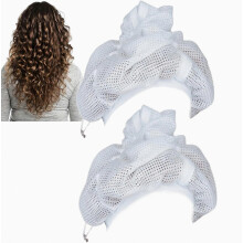 Hair Wrap Compatible Sleeping, Hair Bonnet,2pcs Night Sleep Cap Compatible Women Girls, Hair Care Head Cover Elastic Hat Compatible Curly Hair._Surpr