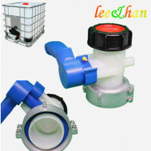 Butterfly Valve With Aluminum Floating Nut Compatible 1000 Liter Ibc Tank, S75x6 Nut And S60x6 Outlet Scrollsqy_fo_Surprise Gift