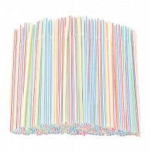 900 pailles jetables en plastique, idéales pour les fêtes, les bars, les commerces de boissons et l