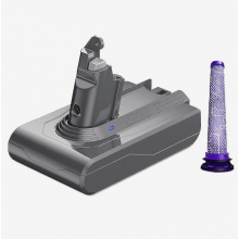 Dd-21.6v Compatible V6 Dc62 Battery Adapter+pre-filter Compatible V6 Sv04 Sv03 Dc58 Dc59 Dc61 Dc74 Animal Dc72 Series Vacuum-d_Surprise Gift