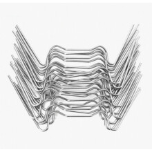 50 pinces de fixation en acier inoxydable pour serre, avec ressort et fil de fer, pour vitrage et c