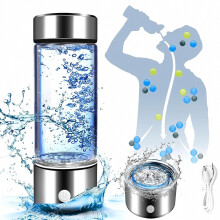 Bouteille d'eau hydrogénée, générateur d'eau hydrogénée portable, démarrage facile et électrolyse r