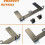 Crochets d'ancrage LATCH pour siège auto, support de fixation ISOFIX pour siège de sécurité enfant, 4