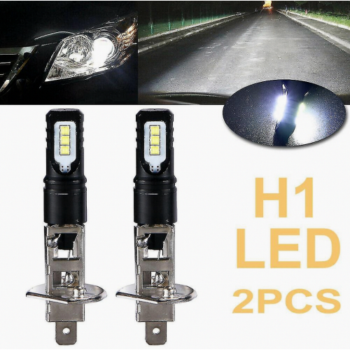 2x H1 6000k Υπερφωτεινό Λευκό Κιτ Προβολέων LED 6 1