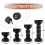 4pcs Adjustable Headboard Stoppers Threaded Bed Frame Anti-shake Tool Bed Fixer_Surprise Gift 2