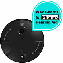 Hearing Aid Ear Wax Guard, Cerumen Filter Baffle Accessory Wax Guards Compatible Hearing Aid, Mobility & Daily Living Aids Professional Portable Hear
