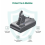 Adaptador de batería compatible con V6 Dc62 de 21,6 V + prefiltro com 5