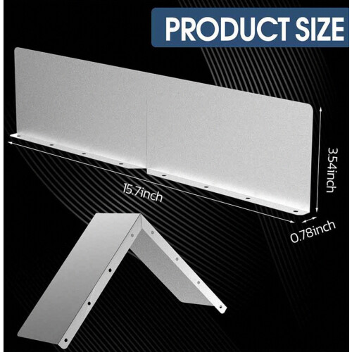 protectores contra salpicaduras para canaletas de lluvia, protector c 1