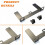 Crochets d'ancrage LATCH pour siège auto, support de fixation ISOFIX pour siège de sécurité enfant, 4